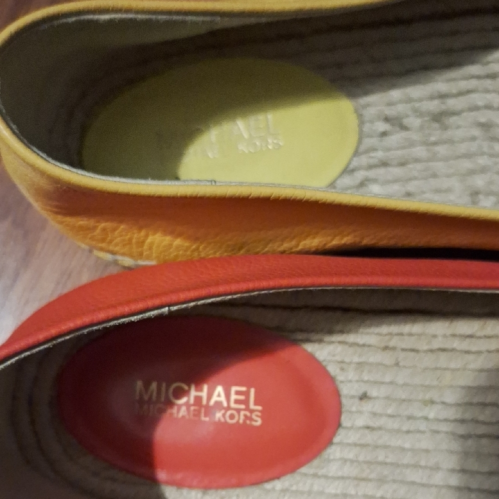 Michael Kors Vibrant Yellow and Orange Espadrilles - Picture 2 of 4